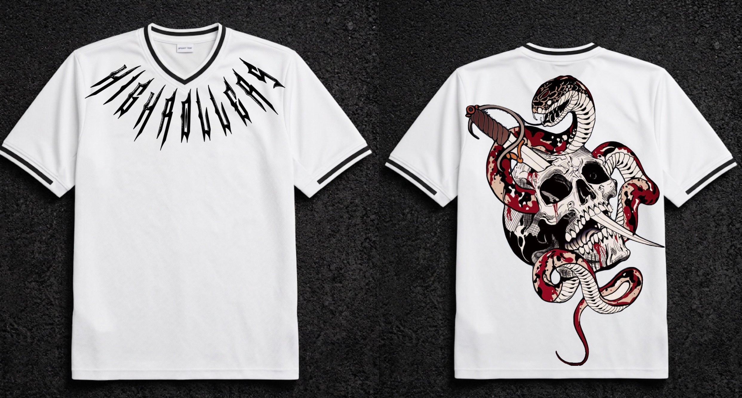 HR SNAKES AND SKULLS JERSEY