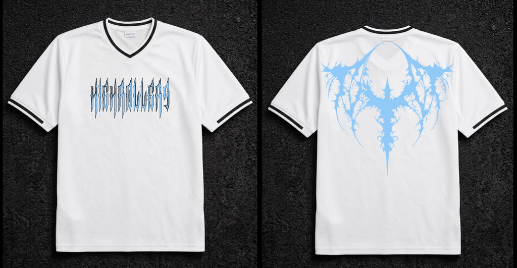 HIGHROLLERS CROSS JERSEY WHITE