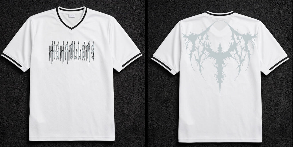 HIGHROLLERS CROSS JERSEY WHITE