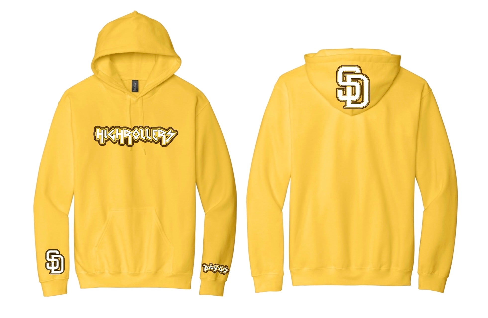 HIGHROLLERS DAYGO BASEBALL  HOODIE