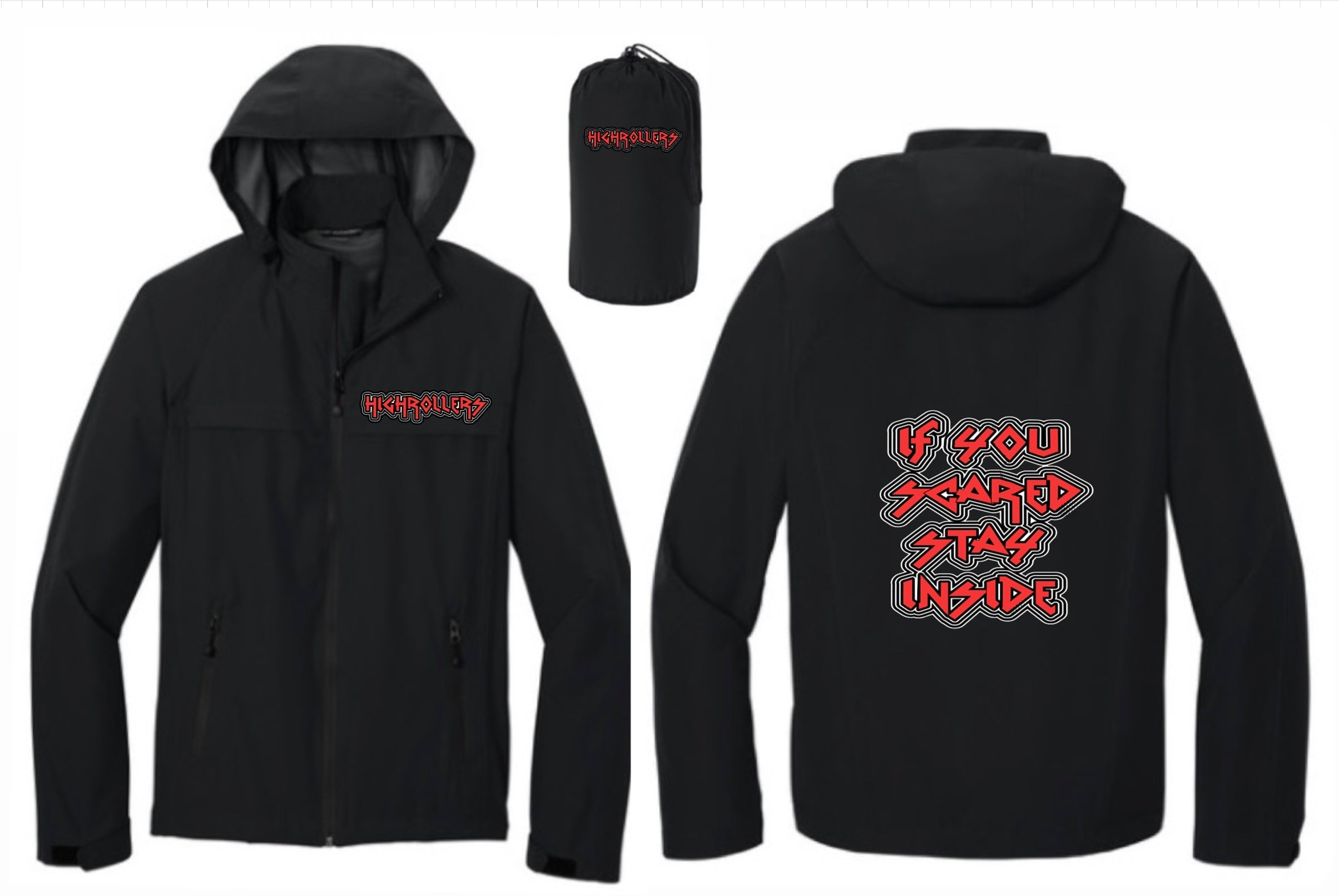 HIGHROLLERS CLASSIC WINDBREAKERS BLACK