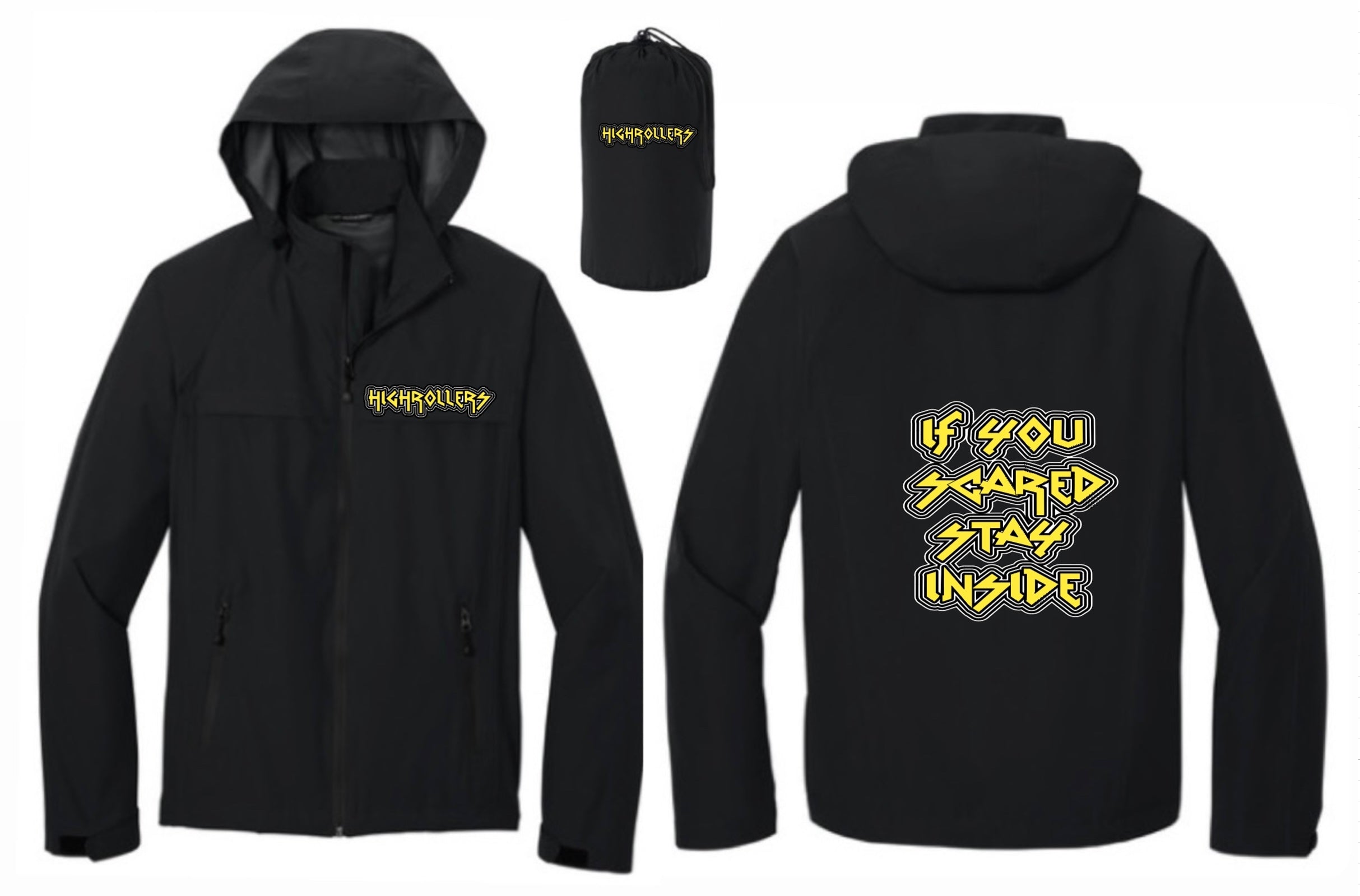 HIGHROLLERS CLASSIC WINDBREAKERS BLACK