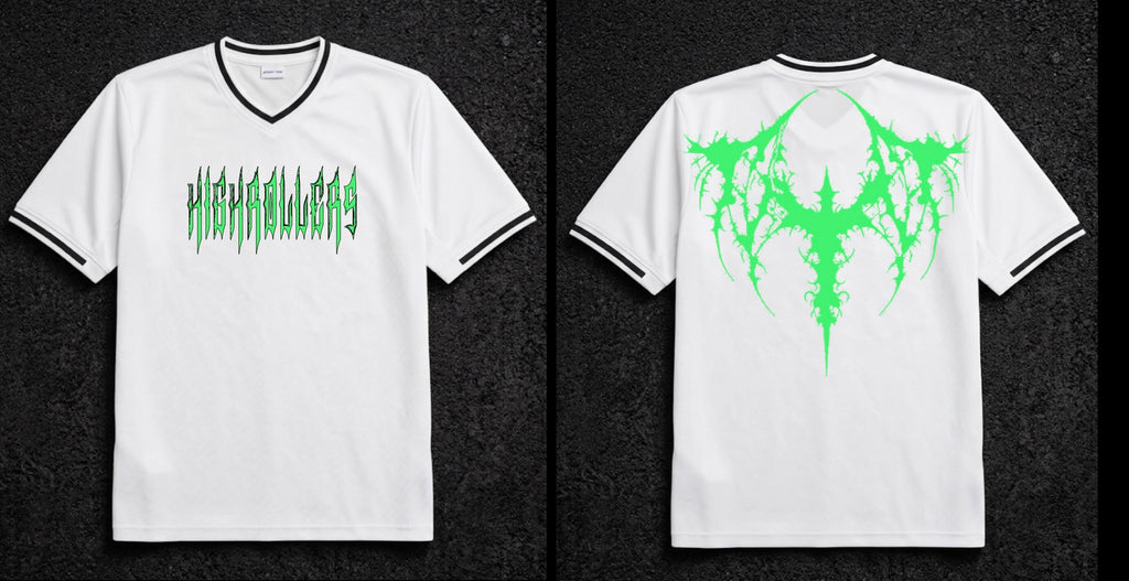 HIGHROLLERS CROSS JERSEY WHITE
