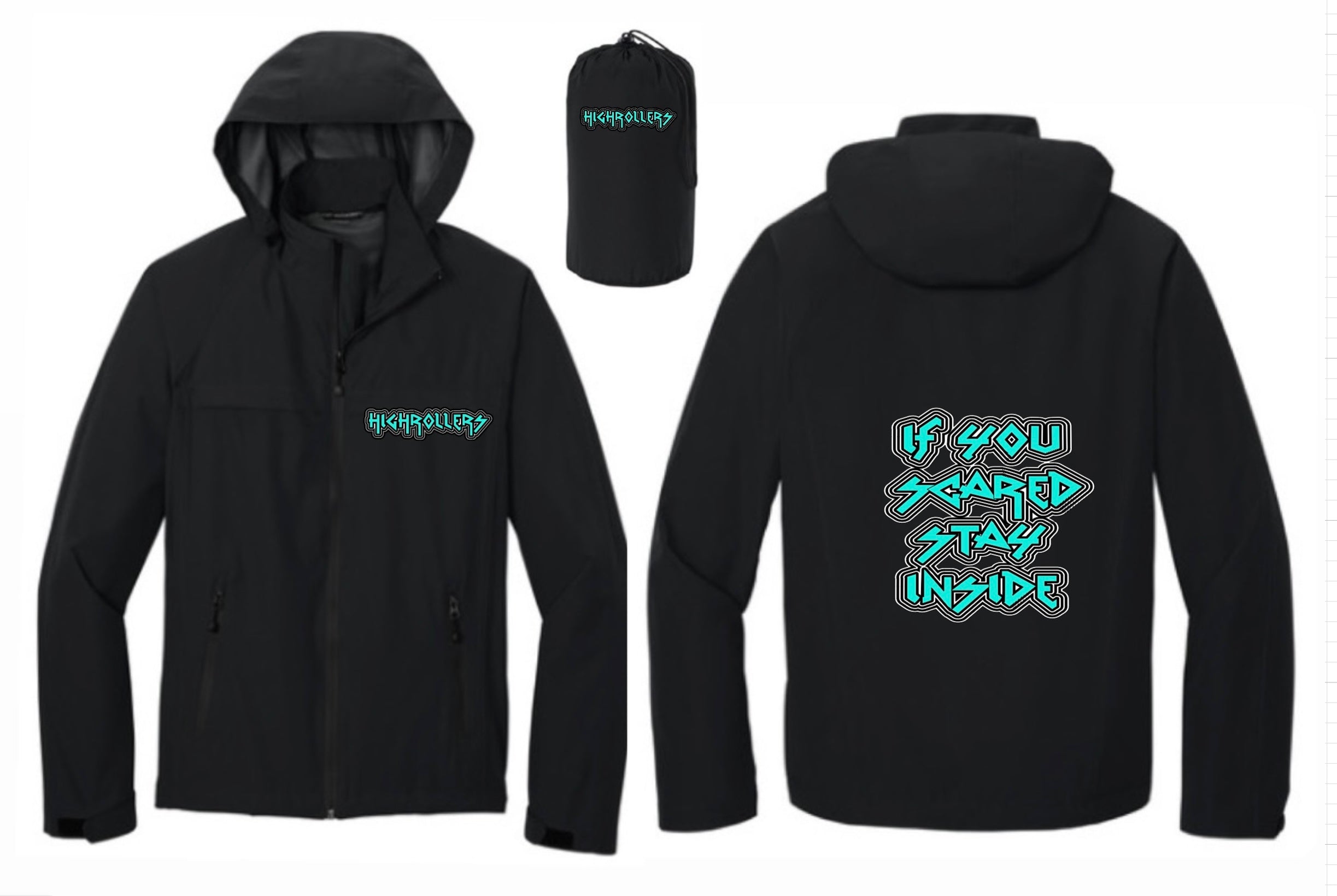 HIGHROLLERS CLASSIC WINDBREAKERS BLACK
