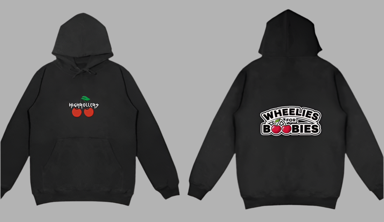 WHEELIE FOR BOOBIES 1