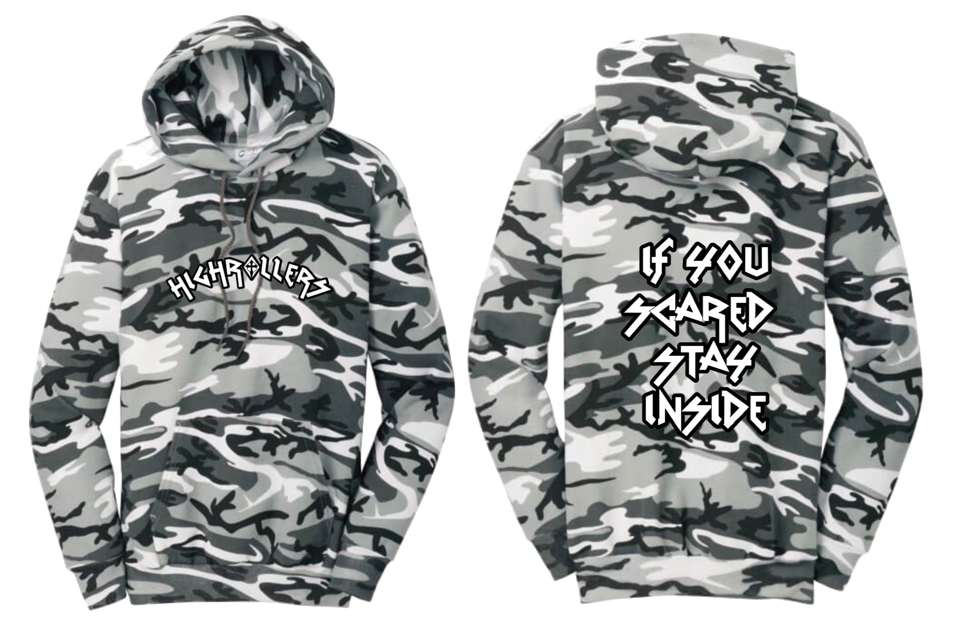 CAMO IF YOUR SCARED STAY INSIDE