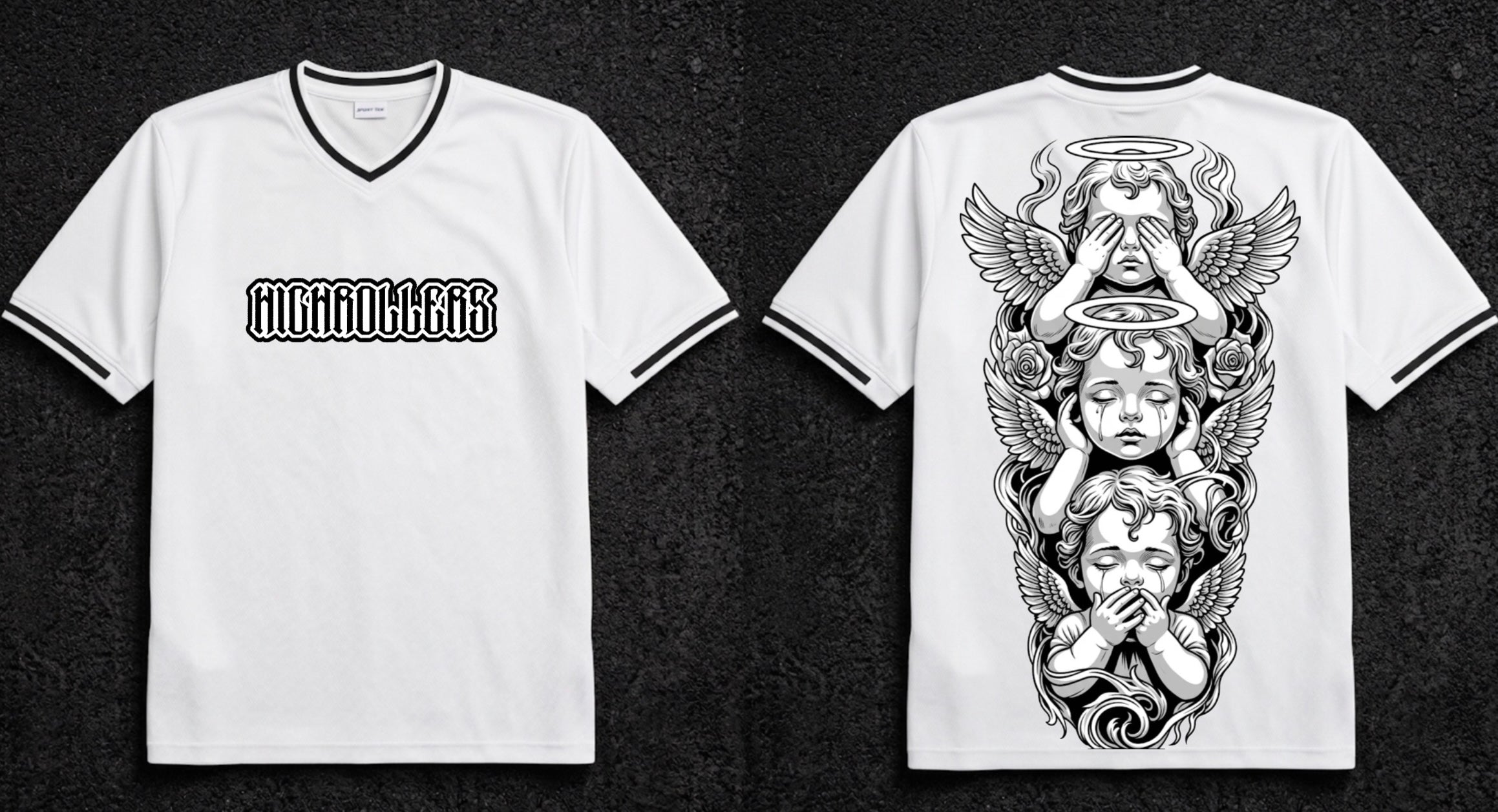 3 angels BW